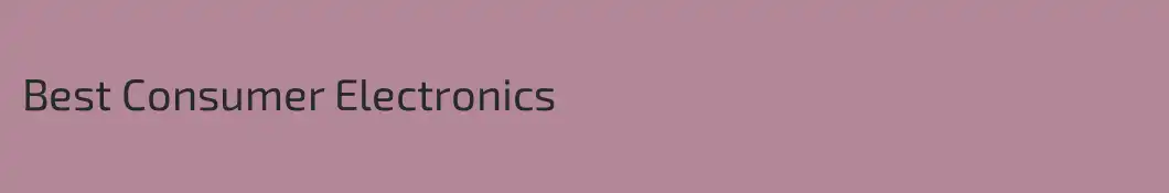 Best Consumer Electronics